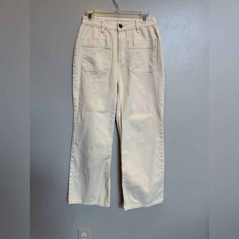 Amuse Society Off-White Denim Pants